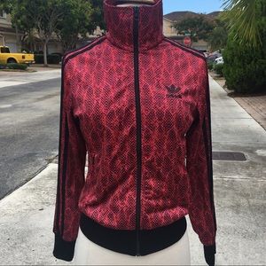Adidas Firebird Snake Print Track Jacket XS